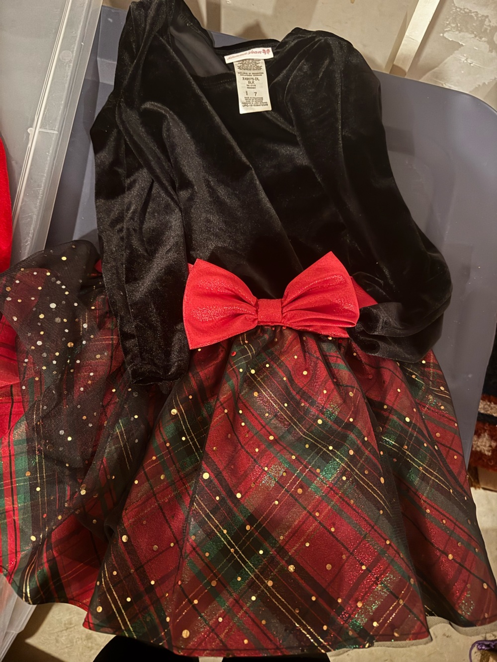 Girls Bonnie Jean Christmas Dress